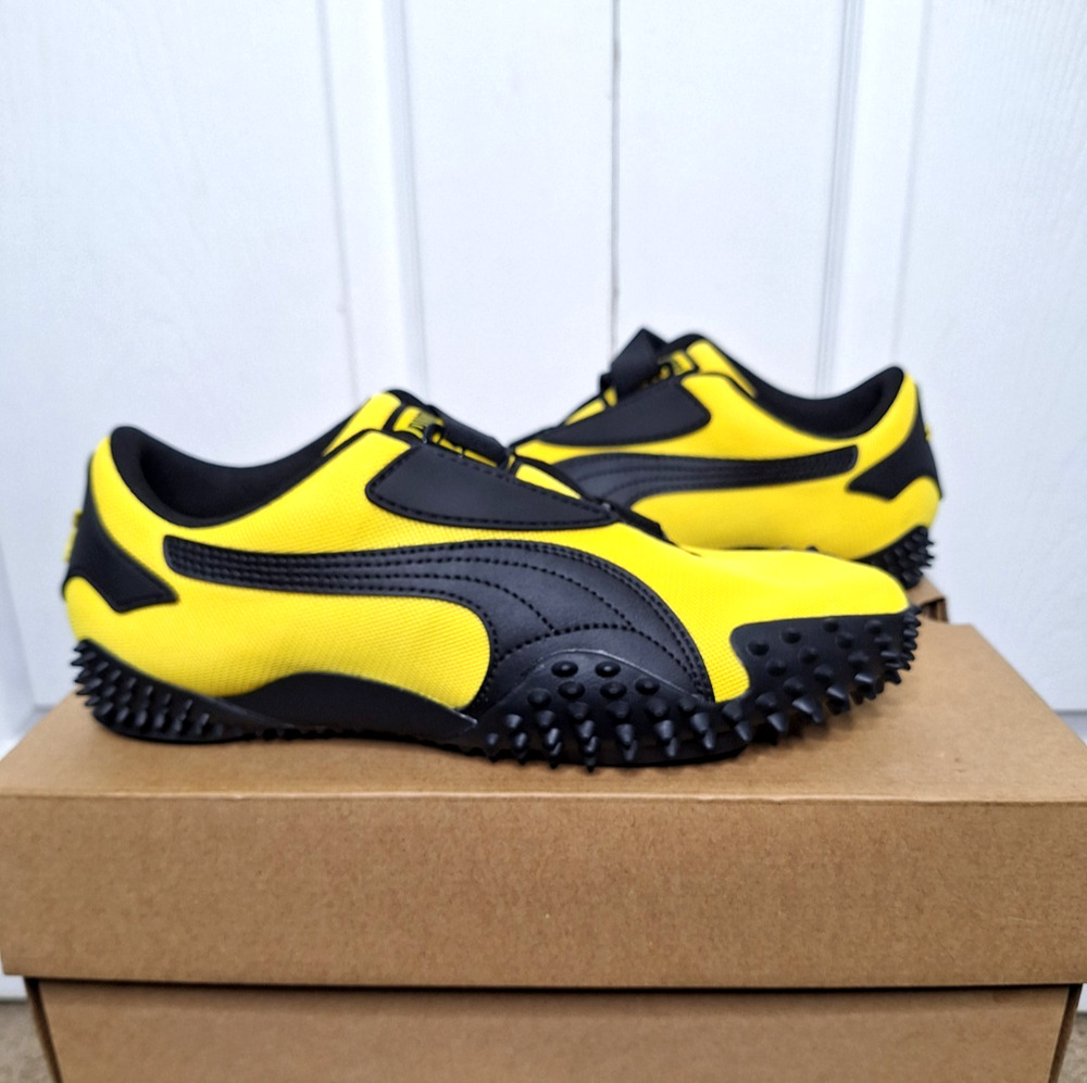 Puma Mostro OG Prime Pelé Yellow Black 403206-15 size 8.5